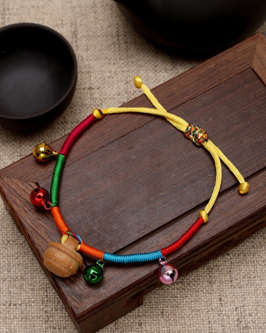 Wholesale 200 Pieces Of Pullable Color Bell Peach Blue Bracelet Wholesale 200 Pieces Of Pullable Color Bell Peach Blue Bracelet