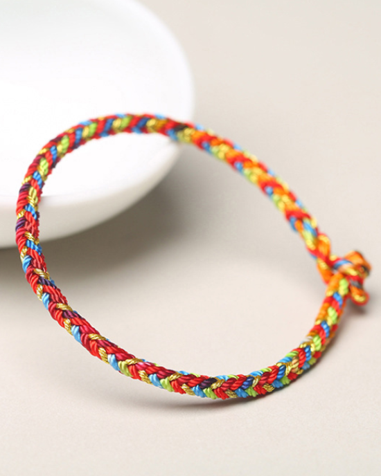 Wholesale Of 100pcs Hand Woven Colorful Ropes Wholesale Of 100pcs Hand Woven Colorful Ropes
