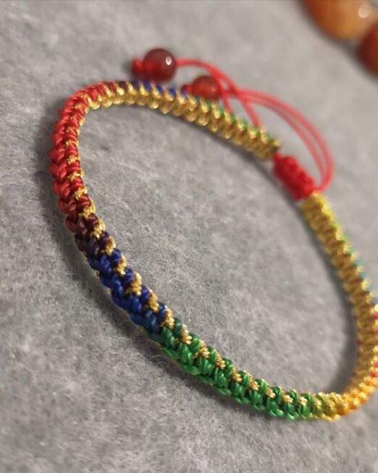 Rainbow Color Braided Bracelet Bracelet Adjustable 50pcs Wholesale Rainbow Color Braided Bracelet Bracelet Adjustable 50pcs Wholesale
