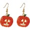 2 pairs Halloween Pumpkin Earrings
