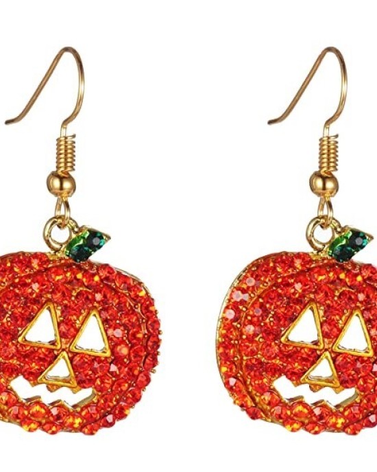 2 pairs Halloween Pumpkin Earrings 2 pairs Halloween Pumpkin Earrings