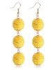 5 Pairs Unique Boho Rattan Earrings 5 Pairs Unique Boho Rattan Earrings