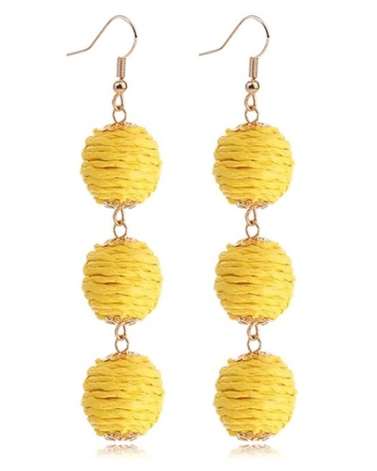 5 Pairs Unique Boho Rattan Earrings 5 Pairs Unique Boho Rattan Earrings