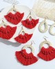 8 Pairs Rattan Earrings Lightweight Bohemian Handmade Statement Tassel Earrings 8 Pairs Rattan Earrings Lightweight Bohemian Handmade Statement Tassel Earrings