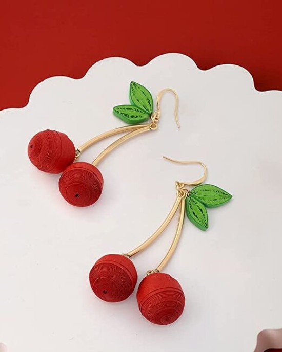 Cute Handmade Fruit Dangle Earrings for Women Girls Sale with 10 Pairs Cute Handmade Fruit Dangle Earrings for Women Girls Sale with 10 Pairs