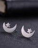 Smile Cloud Moon Star Stud Earrings Stainless Steel Earrings 20 Pairs Wholesale Smile Cloud Moon Star Stud Earrings Stainless Steel Earrings 20 Pairs Wholesale