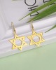 4 Pairs Star Earrings Stainless Steel Dangle Drop Earrings 4 Pairs Star Earrings Stainless Steel Dangle Drop Earrings