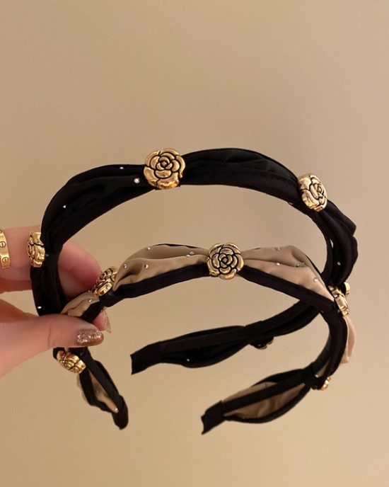 20 Pack Wholesale High End Temperament Camellia Winter Retro Headbands 20 Pack Wholesale High End Temperament Camellia Winter Retro Headbands
