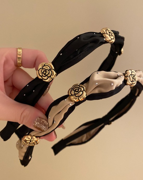 20 Pack Wholesale High End Temperament Camellia Winter Retro Headbands 20 Pack Wholesale High End Temperament Camellia Winter Retro Headbands