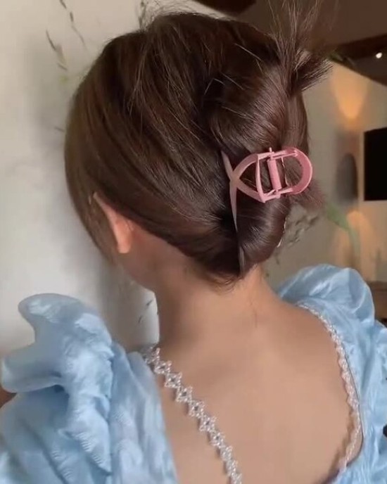 60 Pack Peach Pink Gradient Girls Heart Grab Clips 60 Pack Peach Pink Gradient Girls Heart Grab Clips