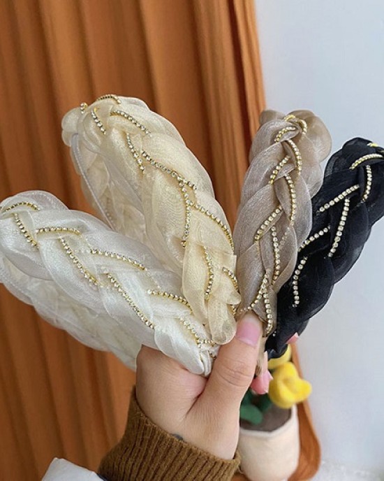 60Pcs Fashion Chain Braided Hair Hoop 60Pcs Fashion Chain Braided Hair Hoop