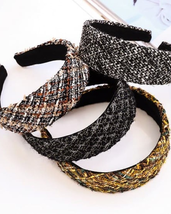 Sale with 200Pcs Vintage Wide Side Knitted Hair Hoop Sale with 200Pcs Vintage Wide Side Knitted Hair Hoop
