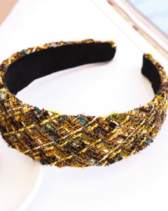 Sale with 200Pcs Vintage Wide Side Knitted Hair Hoop Sale with 200Pcs Vintage Wide Side Knitted Hair Hoop