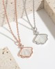 4 PCS Shellfish Shell Silver Necklace 4 PCS Shellfish Shell Silver Necklace