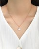4 PCS Shellfish Shell Silver Necklace 4 PCS Shellfish Shell Silver Necklace