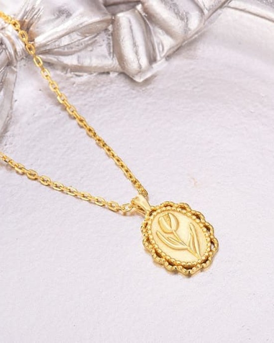6PCS Rose Flower Pendant Necklace For Women 6PCS Rose Flower Pendant Necklace For Women