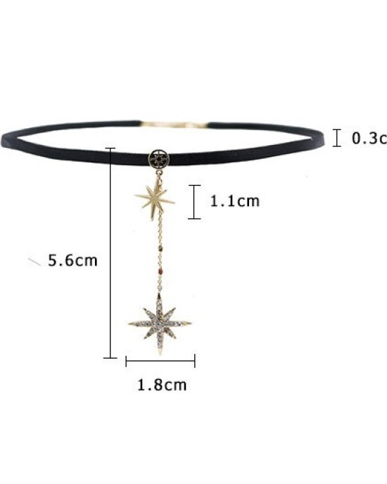 Temperament Six Star Tassel Necklace 5 Packs Temperament Six Star Tassel Necklace 5 Packs