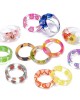 20PCS Colorful Resin Rings Acrylic Chunky Rings for Women 20PCS Colorful Resin Rings Acrylic Chunky Rings for Women
