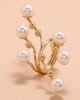 5 Pack Vintage Pearl Finger Rings Statement Imitation Pearls 5 Pack Vintage Pearl Finger Rings Statement Imitation Pearls