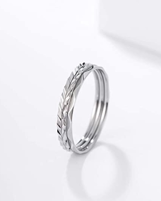 1mm 9pcs Women Men Stainless Steel Rings 1mm 9pcs Women Men Stainless Steel Rings